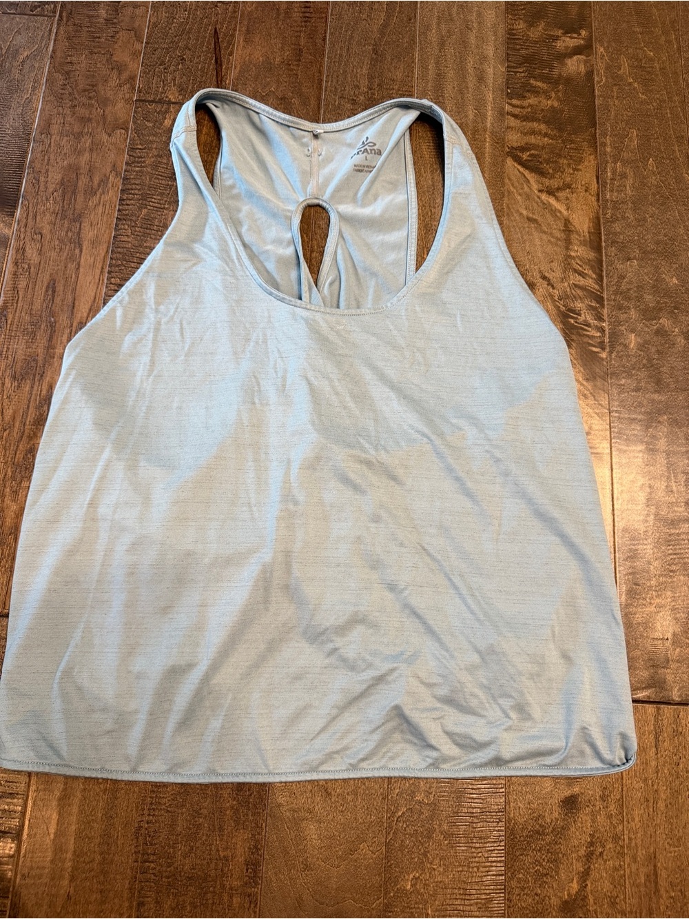 Prana Light Blue Racerback Tank